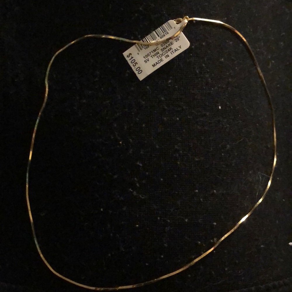 Gold necklace